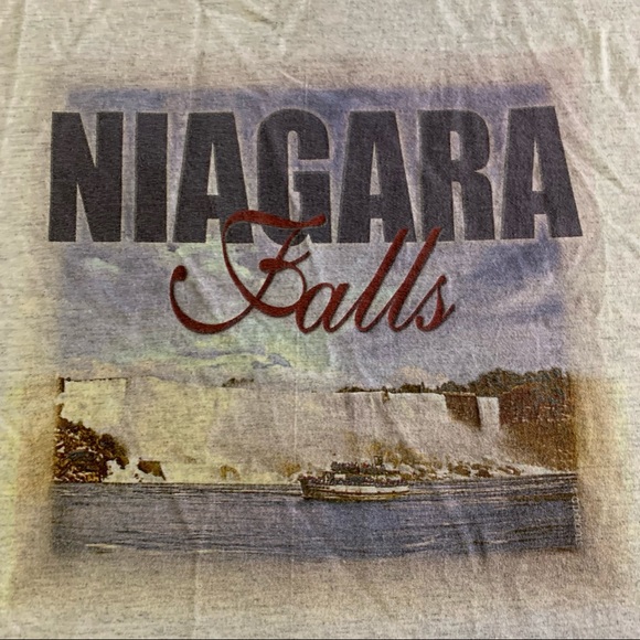 Vintage Y2k Niagara Falls Scene Graphic T-Shirt - Picture 5 of 11
